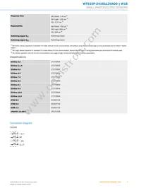 WTS16P-24161120A00 Datasheet Page 5