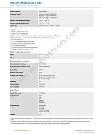 WTS16P-34161120A00 Datasheet Page 4