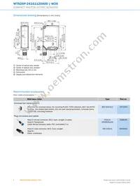 WTS26P-24161120A91 Datasheet Page 8