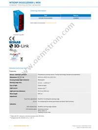 WTS26P-34161120A00 Datasheet Page 2