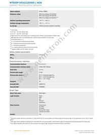 WTS26P-34161120A00 Datasheet Page 4