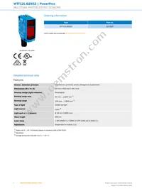 WTT12L-B2562 Datasheet Page 2