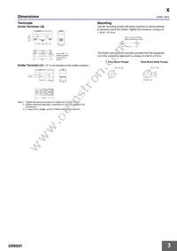 X-10GS-B Datasheet Page 3