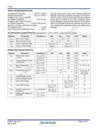 X1205V8T1 Datasheet Page 3
