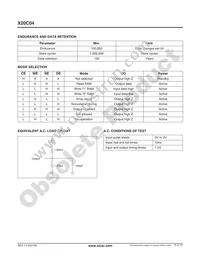 X20C04P-15 Datasheet Page 5