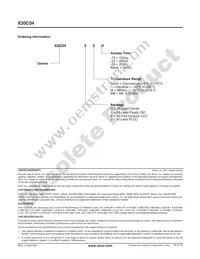 X20C04P-15 Datasheet Page 15