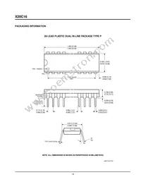 X20C16SI-35 Datasheet Page 15