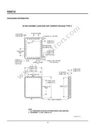 X20C16SI-35 Datasheet Page 16