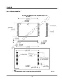 X20C16SI-35 Datasheet Page 19