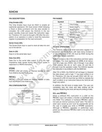 X24C44SI Datasheet Page 2