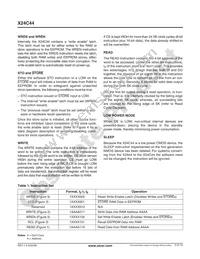 X24C44SI Datasheet Page 3