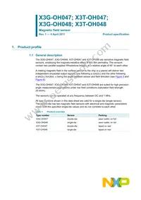 X3G-OH047 Datasheet Cover