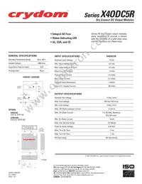 X4ODC5R5 Datasheet Cover