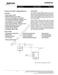 X60008EIS8-50T1 Datasheet Cover