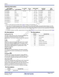 X9116WS8ZT1 Datasheet Page 2