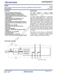 X9269UV24IZ-2.7T1 Datasheet Cover