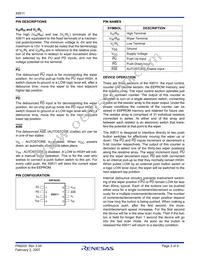 X9511WPZ Datasheet Page 3