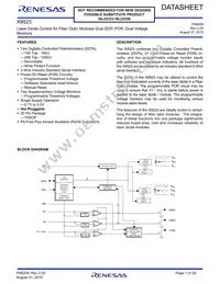X9523V20I-BT1 Datasheet Cover