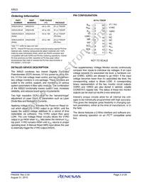 X9523V20I-BT1 Datasheet Page 2