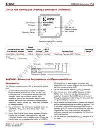 XA95144XL-15CSG144I Datasheet Page 9