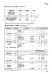 XB1117P501FR-G Datasheet Page 5