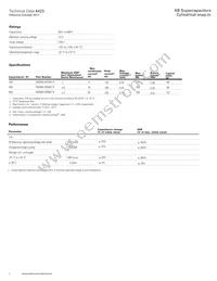 XB3585-2R5607-R Datasheet Page 2