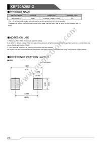 XBF20A20S-G Datasheet Page 2
