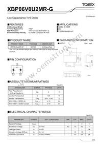 XBP06V0U2MR-G Datasheet Cover