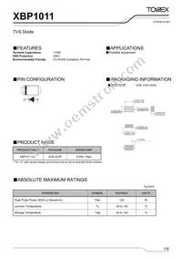 XBP1011-G Datasheet Cover