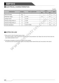 XBP1012-G Datasheet Page 2