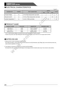 XBR12A10-G Datasheet Page 2