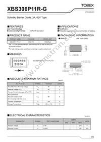 XBS306P11R-G Datasheet Cover