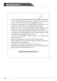 XBS306S19R-G Datasheet Page 4
