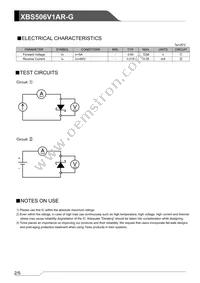 XBS506V1AR-G Datasheet Page 2