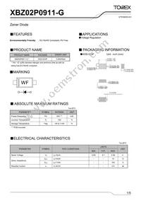 XBZ02P0911-G Datasheet Cover