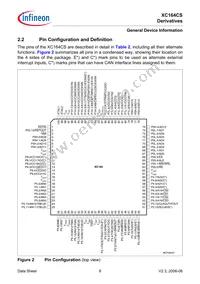 XC164CS16F40FBBKXQMA1 Datasheet Page 10