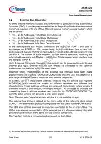 XC164CS16F40FBBKXQMA1 Datasheet Page 22