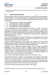 XC164CS32F40FBBAKXUMA1 Datasheet Page 22