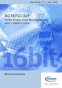 XC167CI32F40FBBAKXUMA1 Datasheet Cover