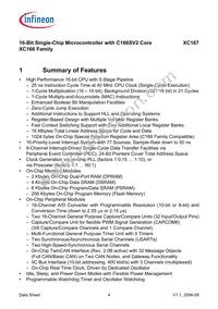 XC167CI32F40FBBAKXUMA1 Datasheet Page 6