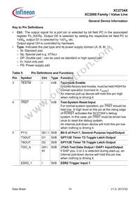 XC2734X40F80LAAKXUMA1 Datasheet Page 14