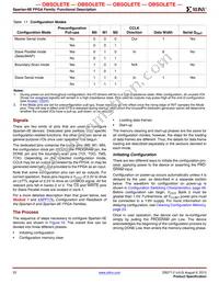 XC2S50E-6PQ208I Datasheet Page 22