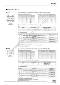 XC6108N50DGR-G Datasheet Page 21