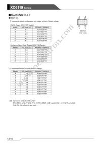 XC6119N18ANR-G Datasheet Page 14