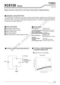 XC6120C102HR-G Datasheet Cover