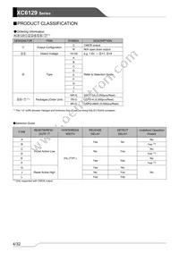 XC6129N55LNR-G Datasheet Page 4