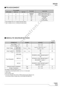 XC6135N50DNR-G Datasheet Page 5
