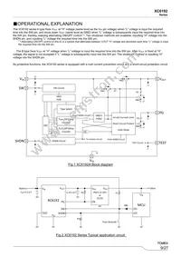 XC6192B515ER-G Datasheet Page 9