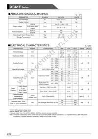 XC61FN2212MR-G Datasheet Page 4