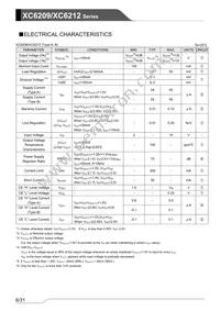 XC6209B502DR-G Datasheet Page 6